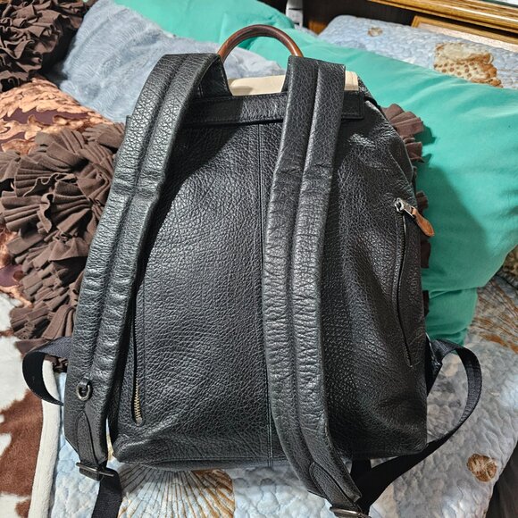 Coach Manhattan Backpack In Mixed Leathers - Picture 2 of 12